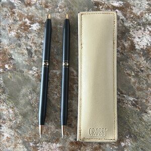 Vintage Cross Pen & Pencil Set with Case